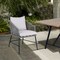 Armen Living Calica Outdoor Patio Dining Chair in Black Metal and Gray Rope 840254332294 - alternate 9